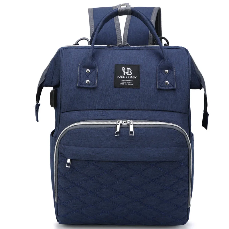 Mochila maternal impermeable con USB – Gran capacidad - imagen 3