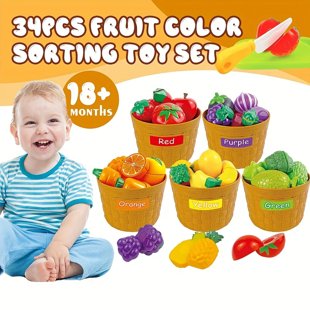 Juego de comida para niños: cocina de simulación de frutas cortables - imagen 5