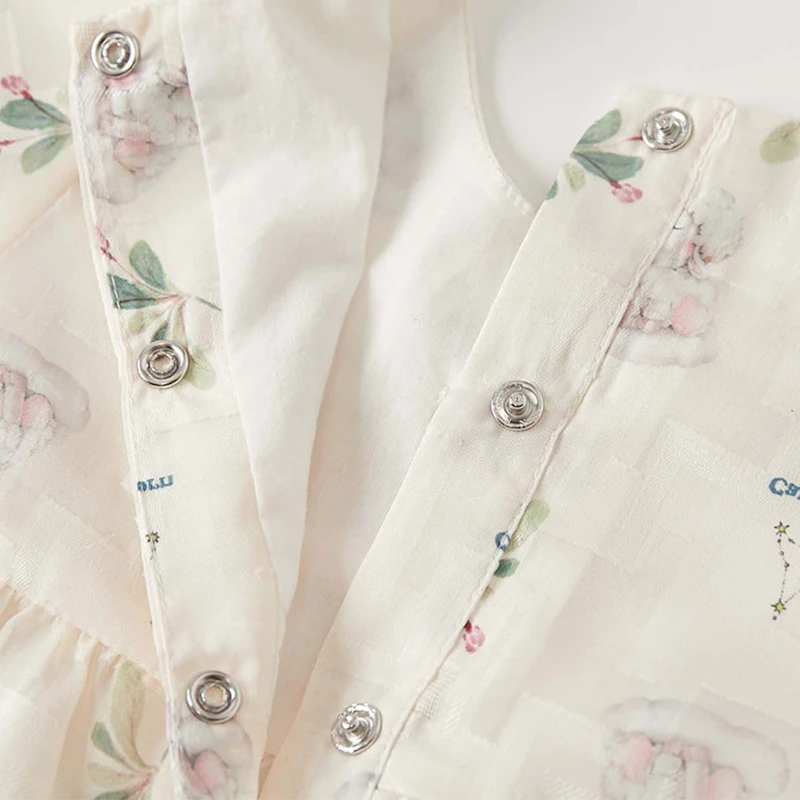 Boutique Mono manga larga estilo chino para bebé niña primavera - imagen 3