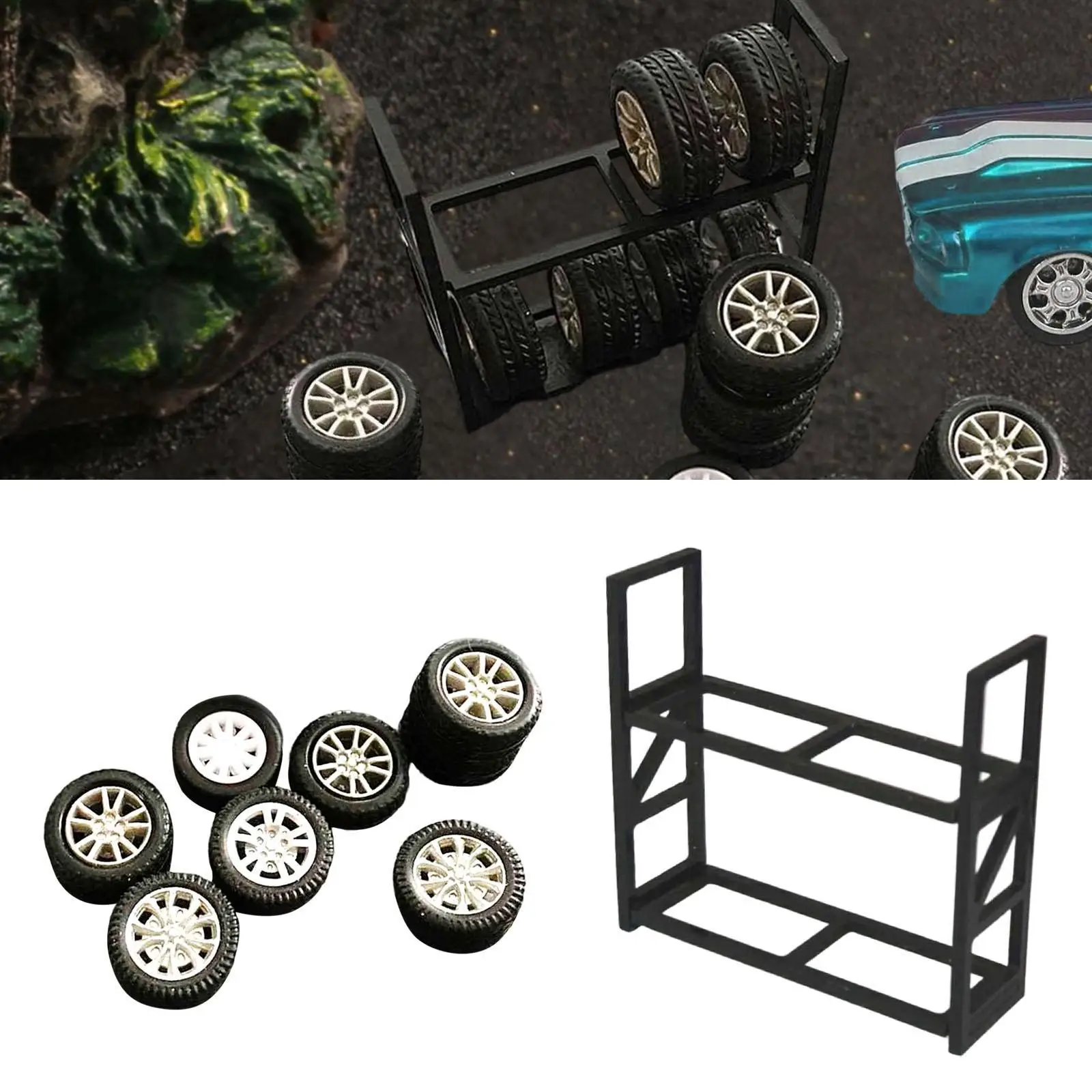 Neumáticos RC de repuesto para coches miniatura tipo escala - imagen 4