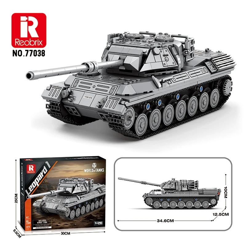 Bloques de construcción del tanque Leopard 1 de guerra fría - imagen 5