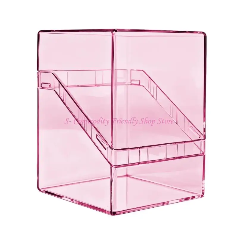 Caja acrílica transparente para tarjetas de preservación