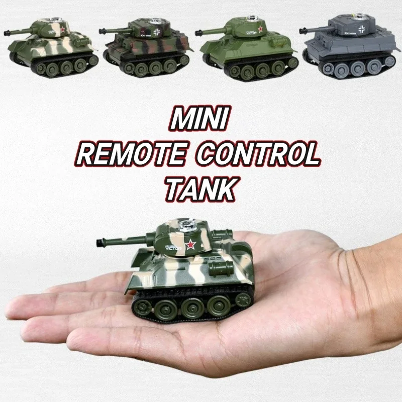 Mini tanque RC de control remoto para niños – Juguete de simulación - imagen 2