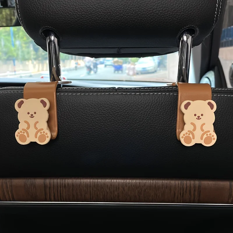 Ganchos para reposacabezas de coche con dibujos animales
