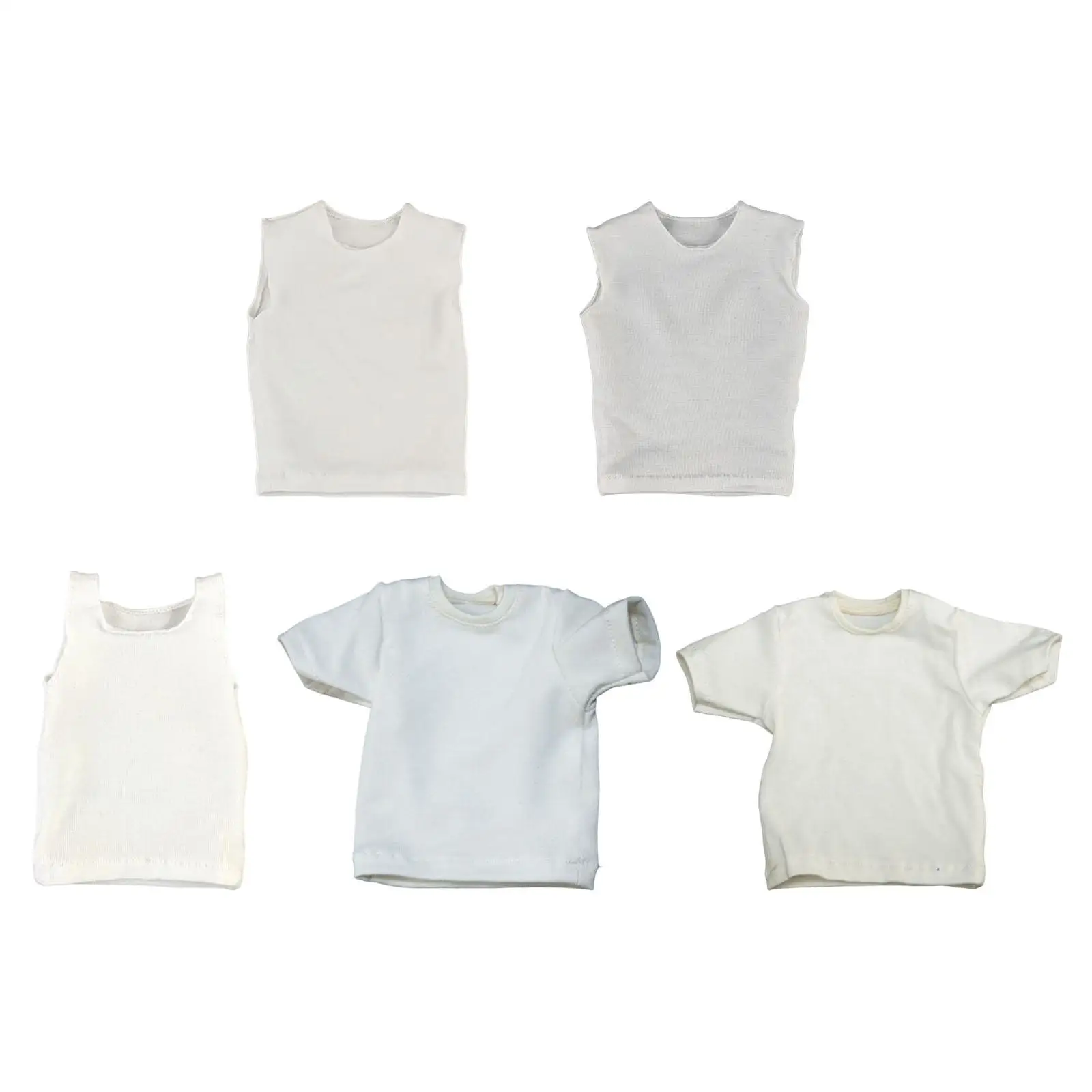 Conjunto de ropa para muñecas: camiseta y chaleco mini de vestir - imagen 4