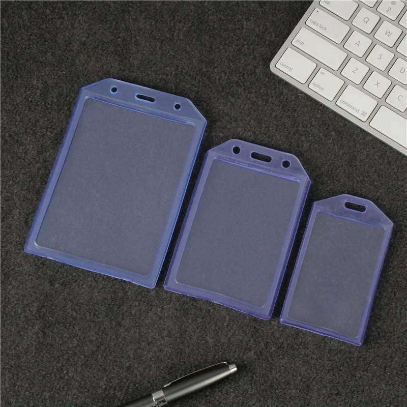 Portatarjetas PVC transparente vertical para nombre - imagen 4