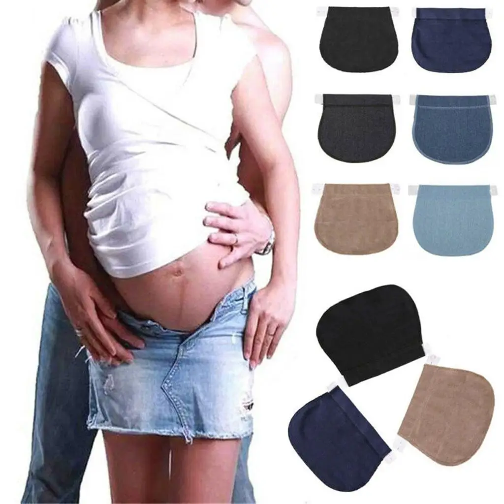 Alargador de pantalones premamá con banda elástica y botón - imagen 5