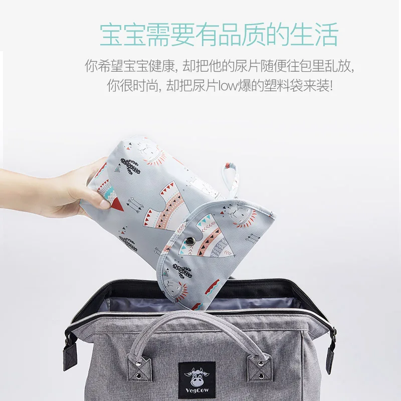 Mochila portapañales de viaje con compartimentos organizados - imagen 5
