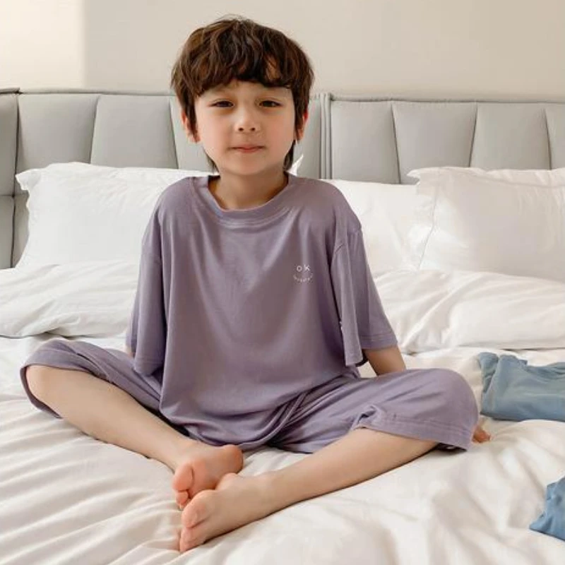 Pijama de verano de algodón suave para niño - imagen 2