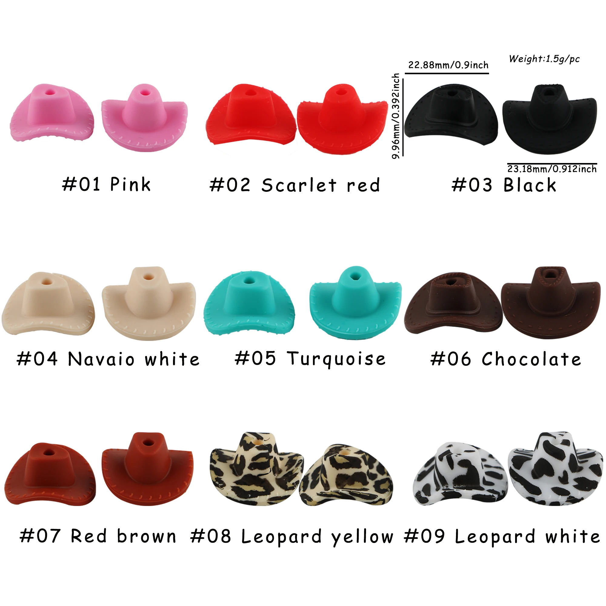 Sombrero vaquero estampado leopardo para niños