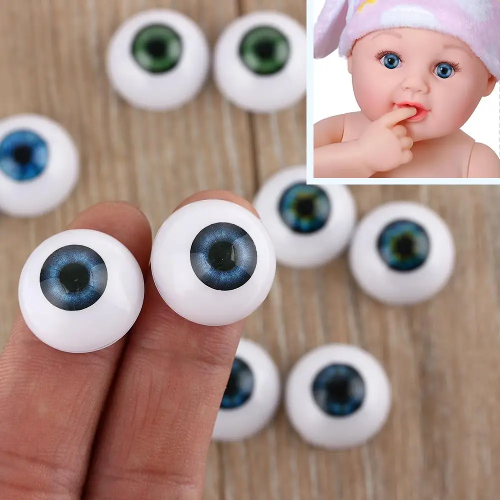 Ojos de peluche realistas para coser - Semicirculares espalda hueca