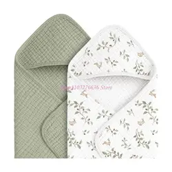Toalla capucha de algodón para bebé – Suave y absorbente