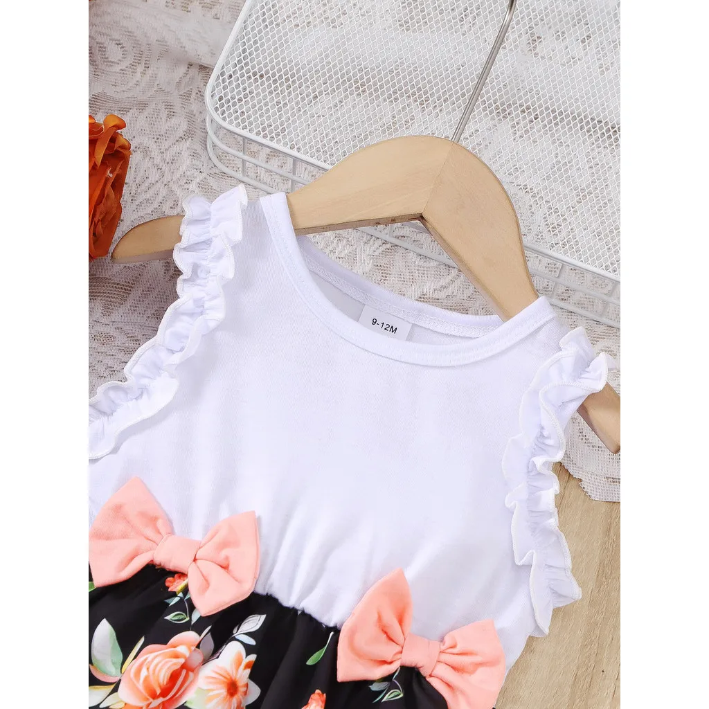 Vestido floral sin mangas para niña – Ideal verano y celebraciones - imagen 2