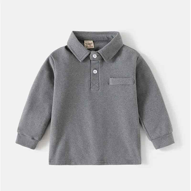 POLO MILANCEL – Camiseta manga larga cuello camisero niños - imagen 4
