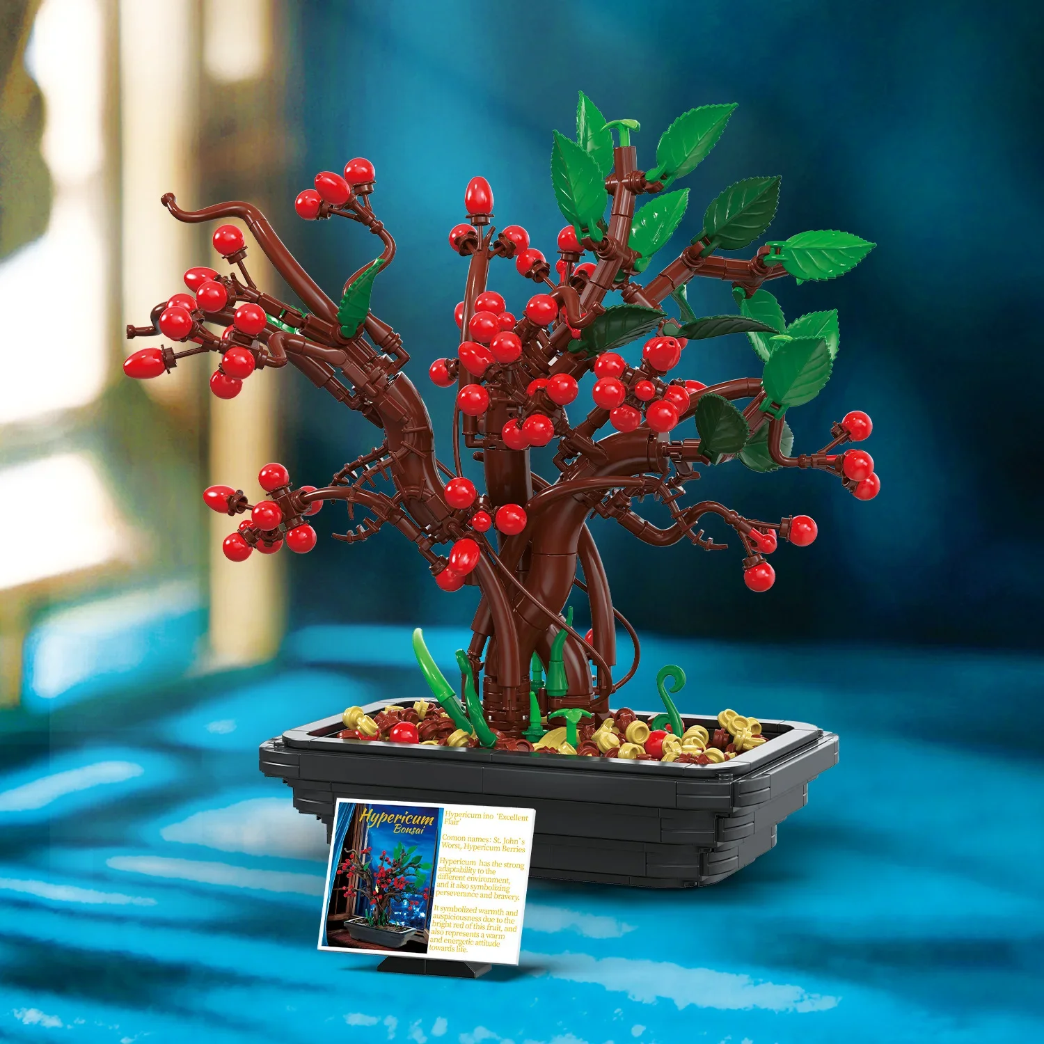 Bloques de construcción Hypericum en maceta bonsái floral para niños - imagen 5