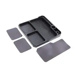 Bandeja de herramientas de silicona para reparación y piezas