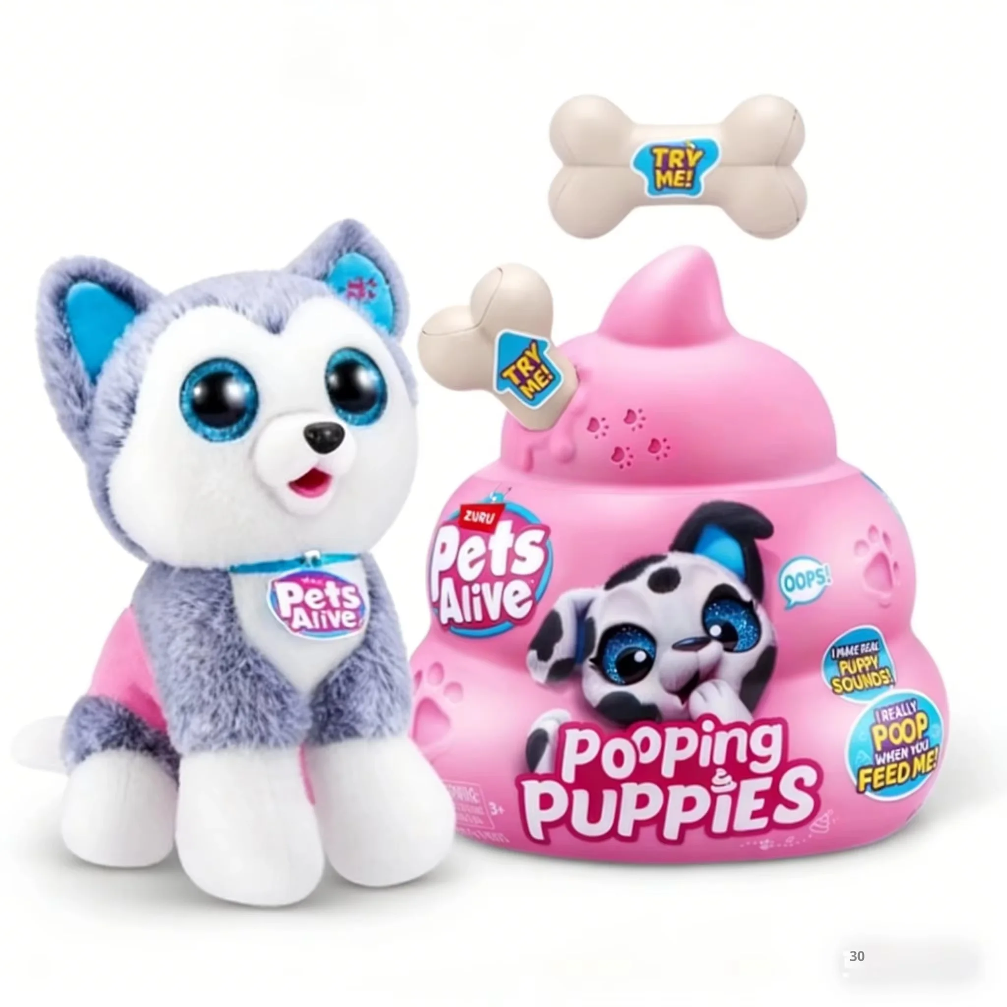 Peluche electrónico Zuru Surprise Pet con voz de perro, suave - imagen 2