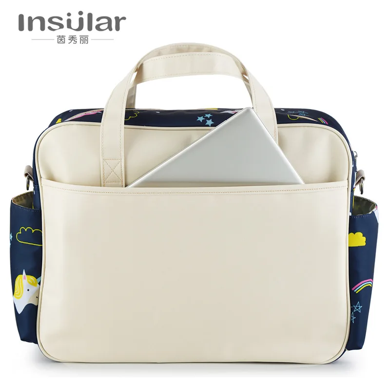 Bolso de pañales impermeable nailon gran capacidad cruzado - imagen 3