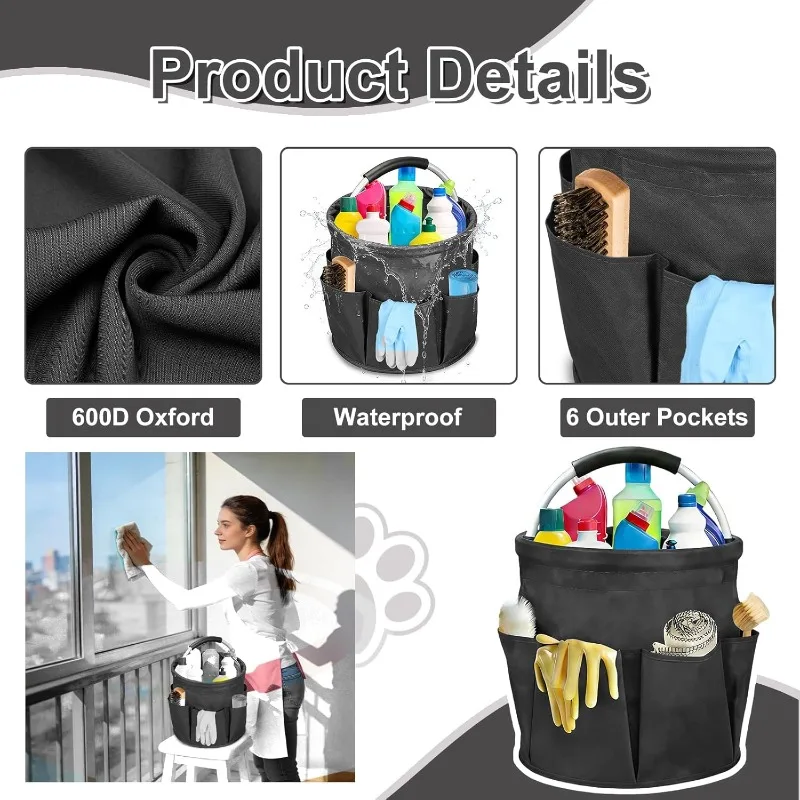 Bolsa plegable con asa y diseño organizado
