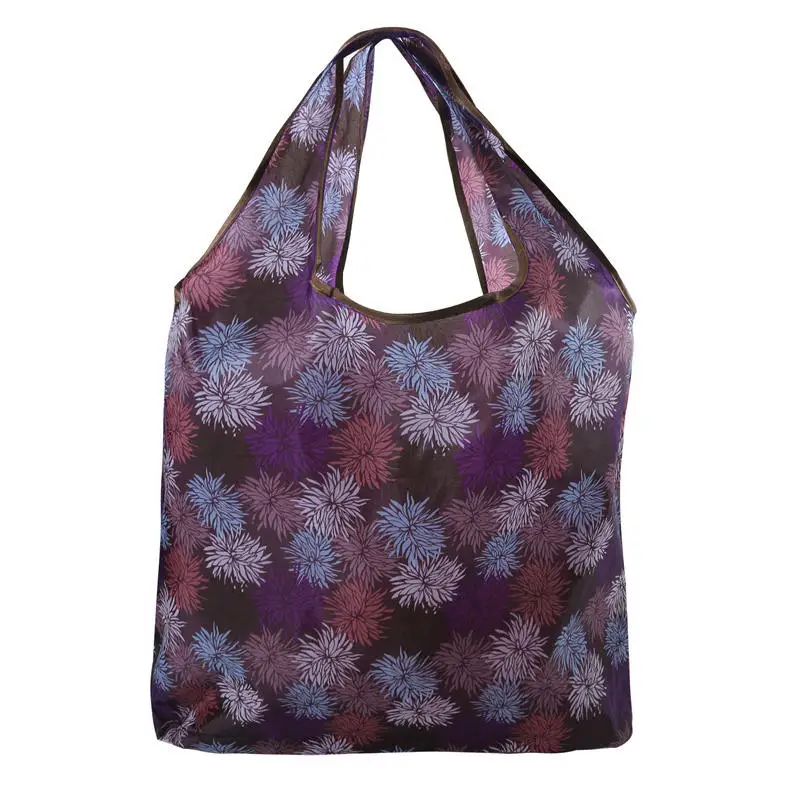 Bolsa plegable reutilizable ligera para viajes y compra diaria