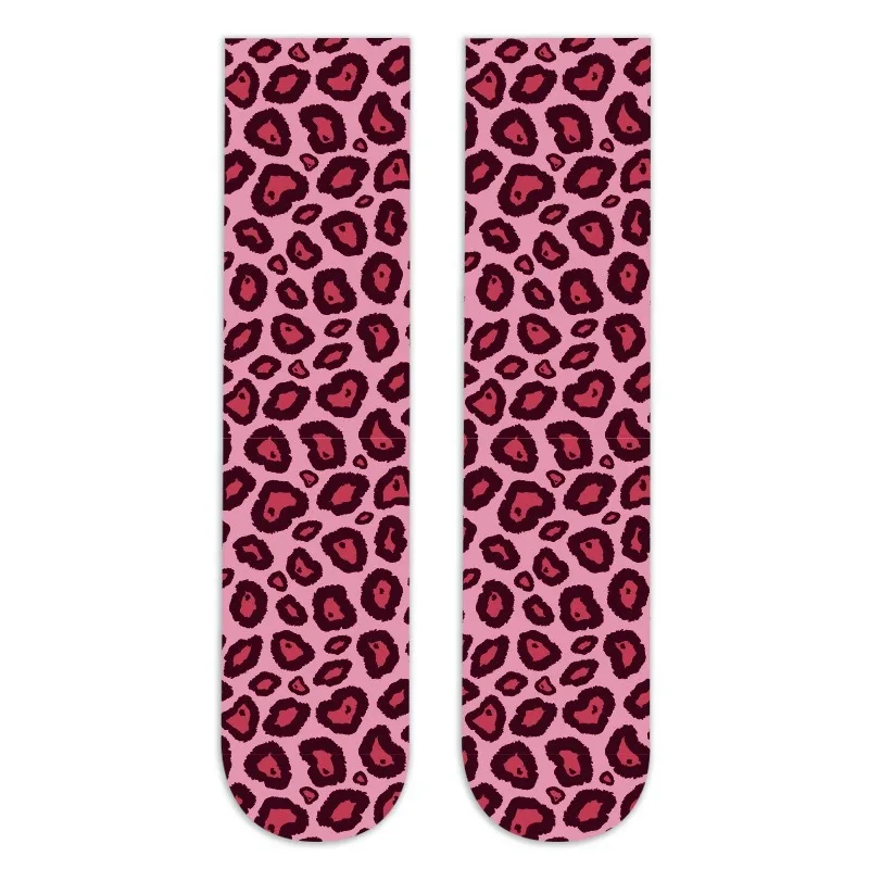 Calcetines cortos con estampado de leopardo cómodos y transpirables - imagen 2