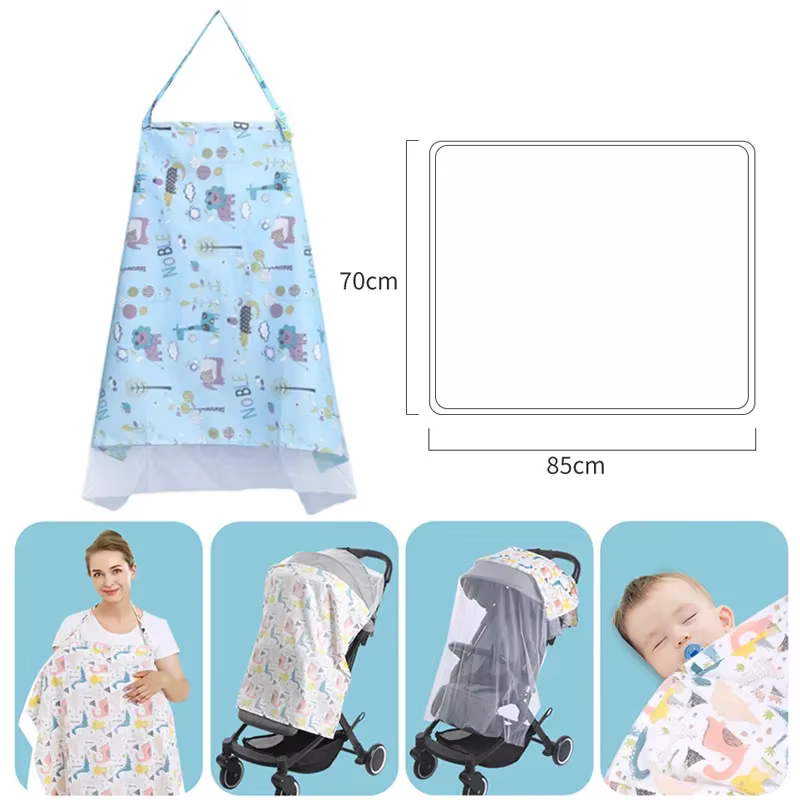 Funda de lactancia multifunción – privacidad y mosquitera para bebé - imagen 3