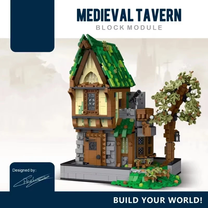 Set bloques construcción medievales - Casa mágica para niños - imagen 5