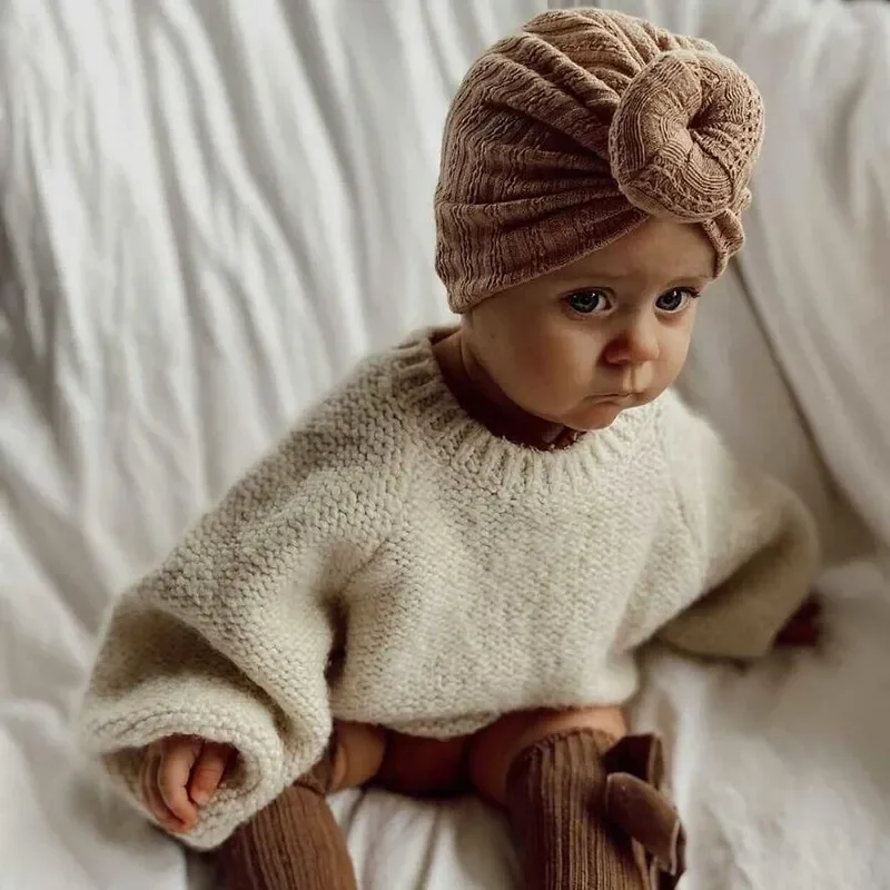 Gorro con lazo grande para niña - Turbante y accesorios para la cabeza - imagen 2