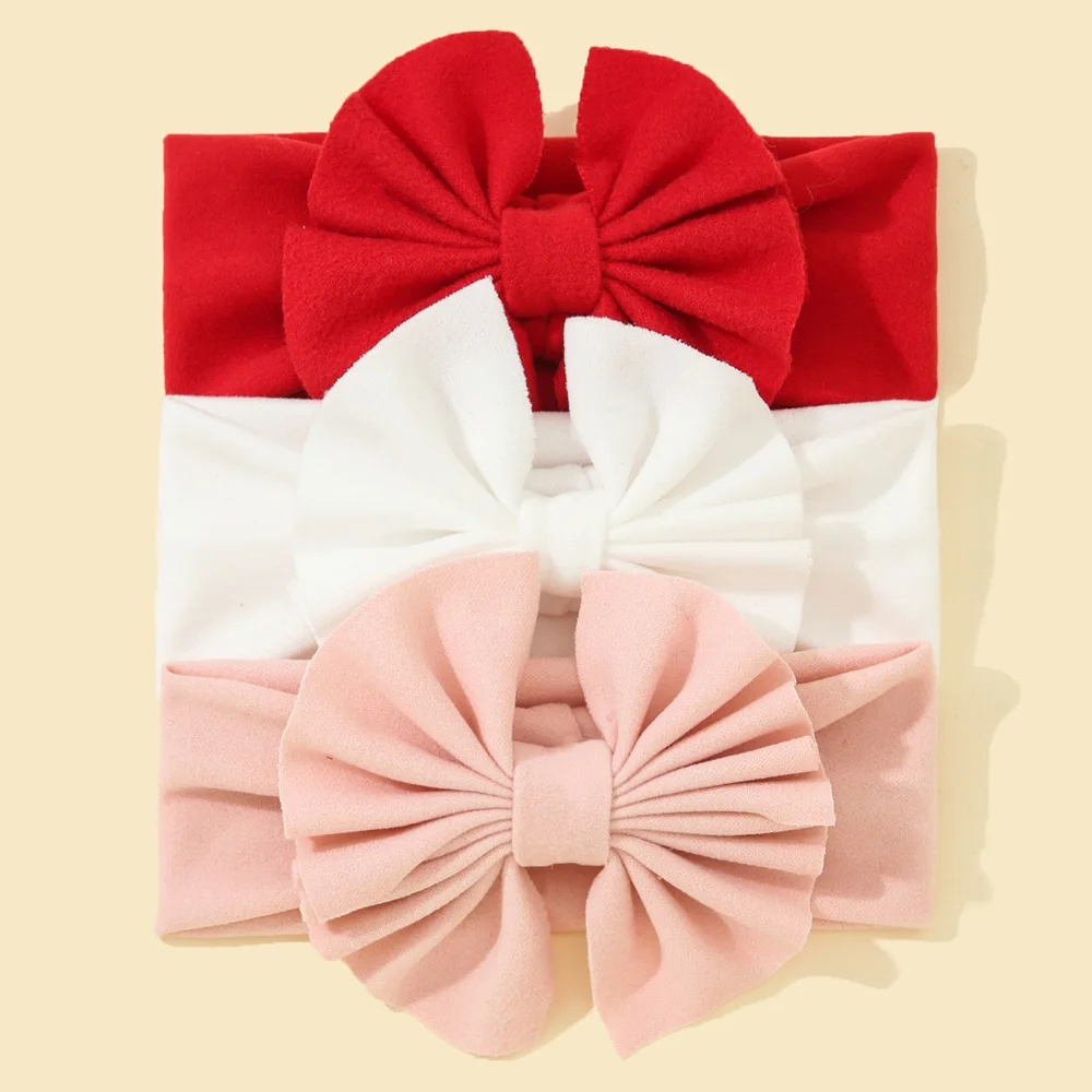 Set bebé diadema, gorro con orejas y turbante liso - imagen 4