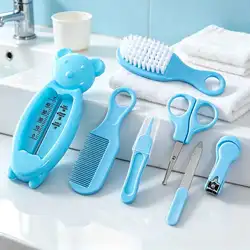 Set cuidado bebé seguro: cortaúñas y cepillos con termómetro de agua