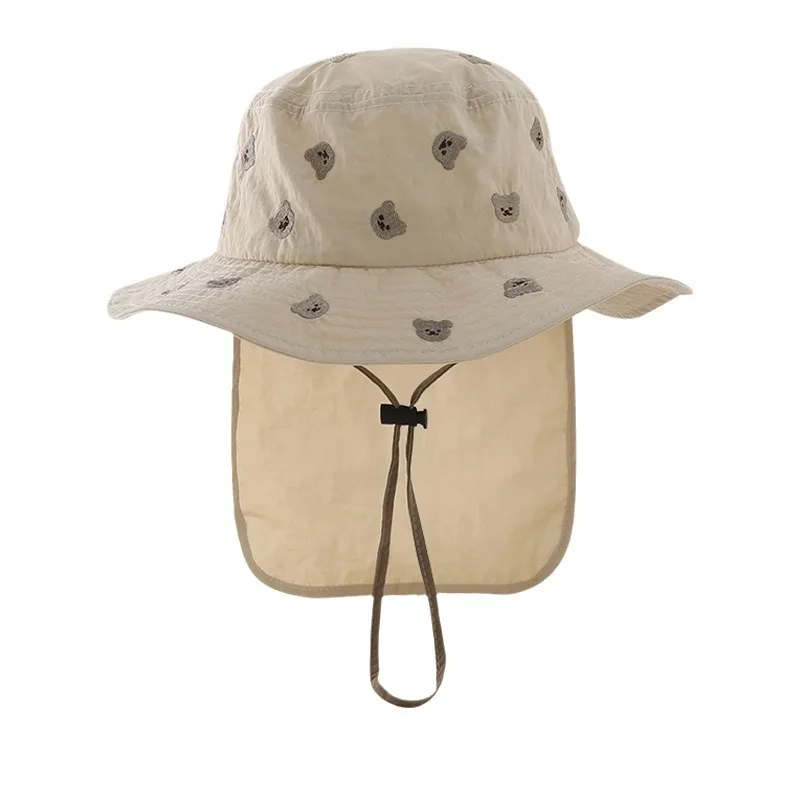 Sombrero de cubo de verano para bebé, protege el cuello - imagen 5