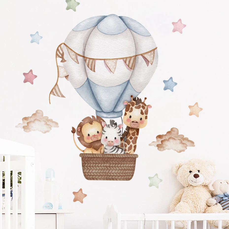 Pegatinas de pared infantiles de dibujos animados impermeables - imagen 3