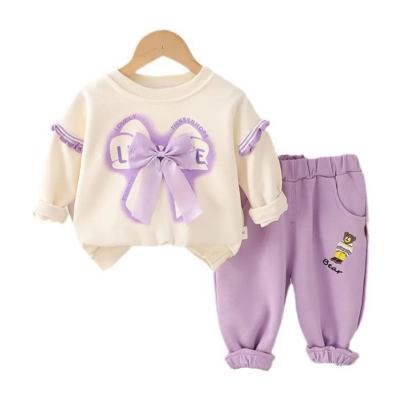 Conjunto de bebé de primavera y otoño tipo chándal deportivo - imagen 4