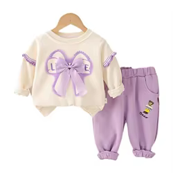 Conjunto de bebé de primavera y otoño tipo chándal deportivo