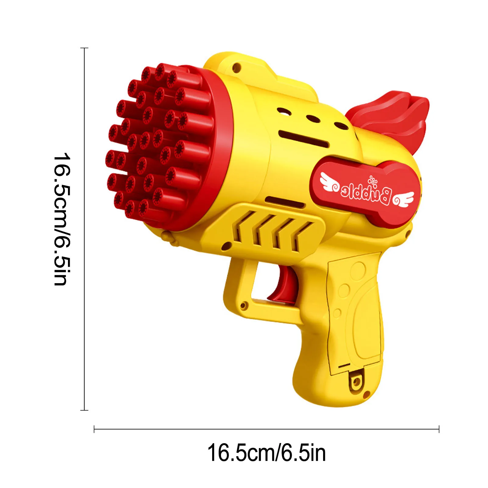 Pistola de burbujas eléctrica para fiestas y juegos