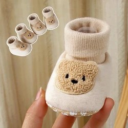 Botas de invierno para bebé en algodón con suela antideslizante