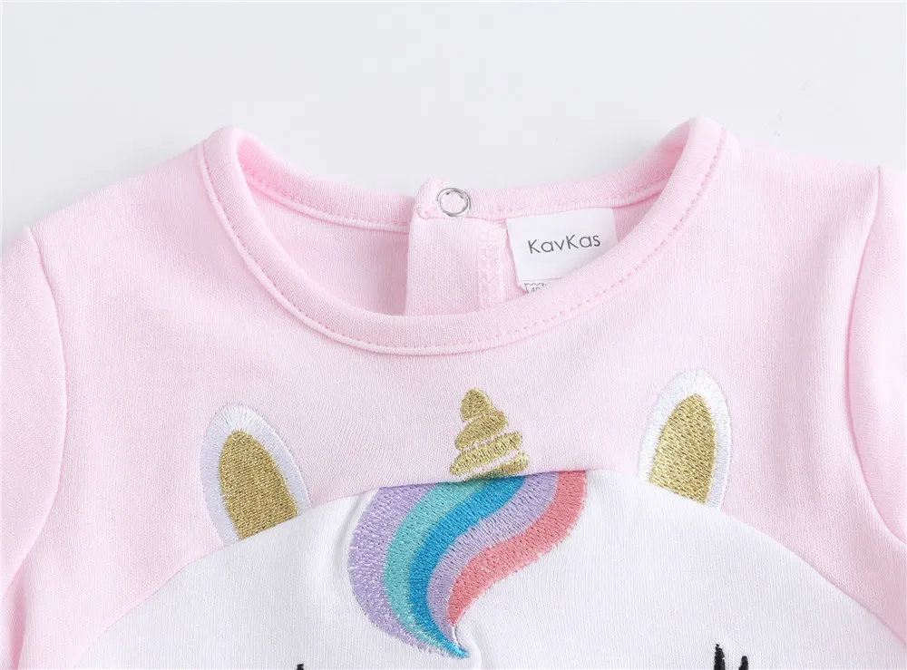 Pelele unicornio de algodón para bebê recién nacida - imagen 2