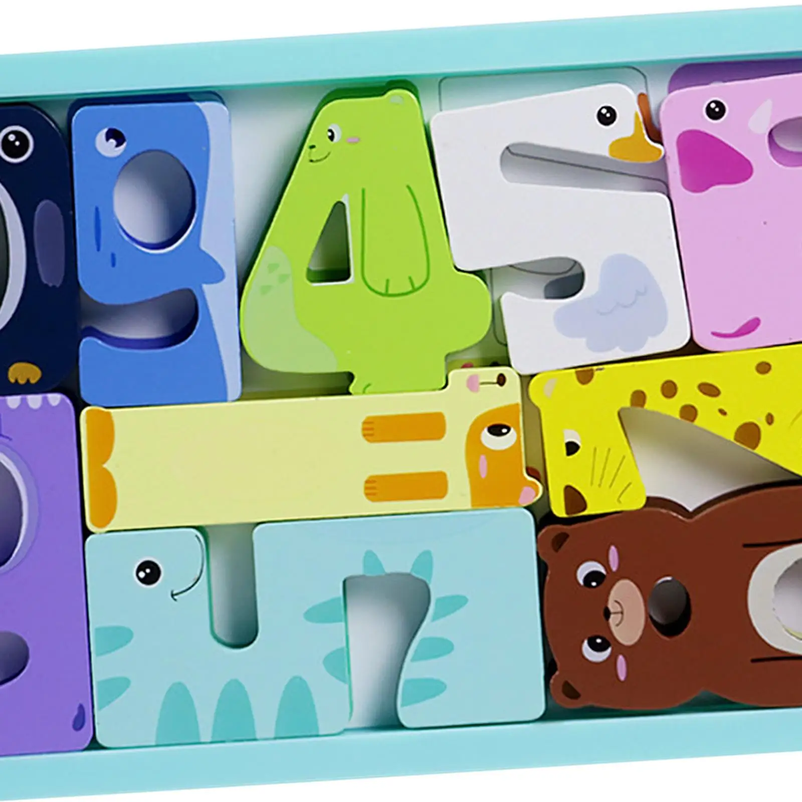 Rompecabezas de madera Montessori educativo para niños preescolar - imagen 2