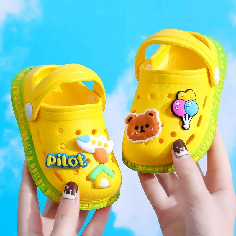 Sandalias de verano de tacón plano para bebé con dibujos - imagen 2