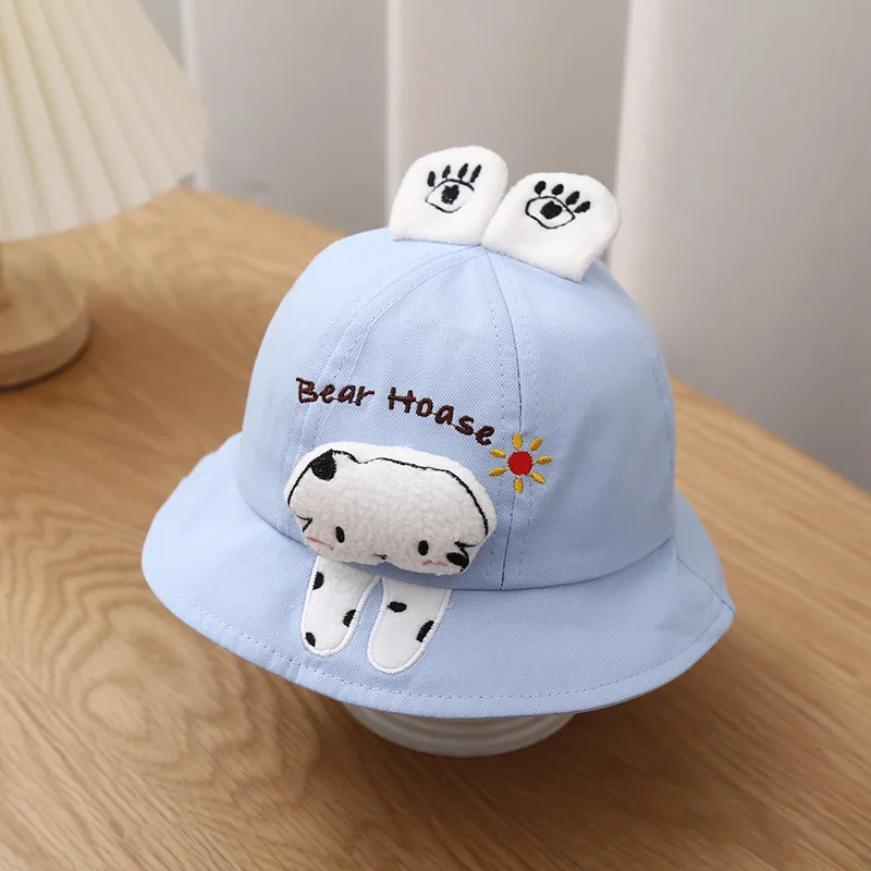 Vista del gorro en uso infantil