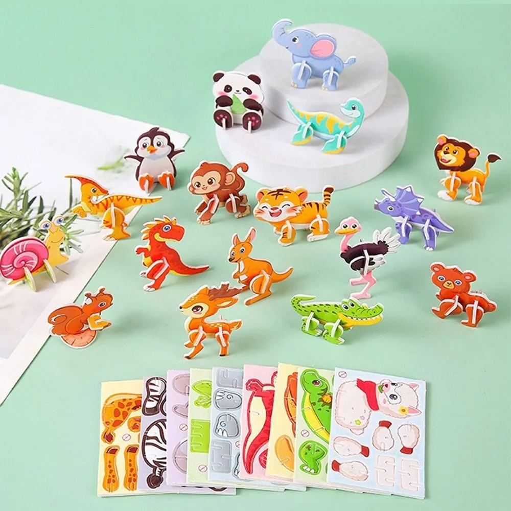 Rompecabezas 3D de panda para niños – Juguete educativo DIY - imagen 2