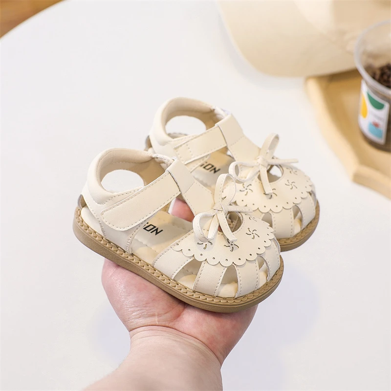 Sandalias de playa suaves antideslizantes con encaje para niños - imagen 4