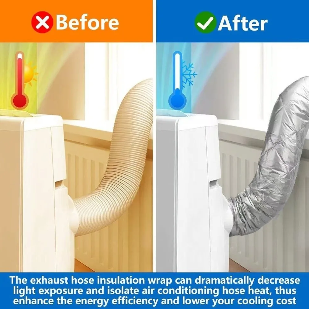 Funda protectora para manguera de aire acondicionado impermeable - imagen 2