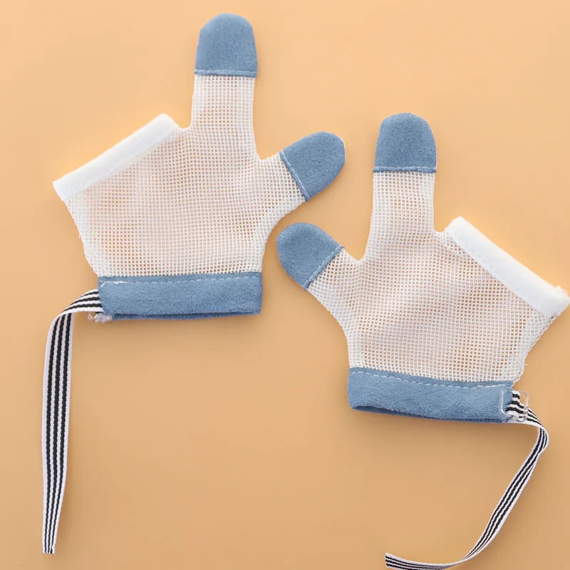 Guantes de dentición antimordidas con pulgar transpirable