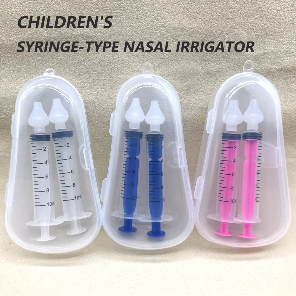 Qucik aspirador nasal de jeringa para bebés con cabezales de silicona - imagen 5