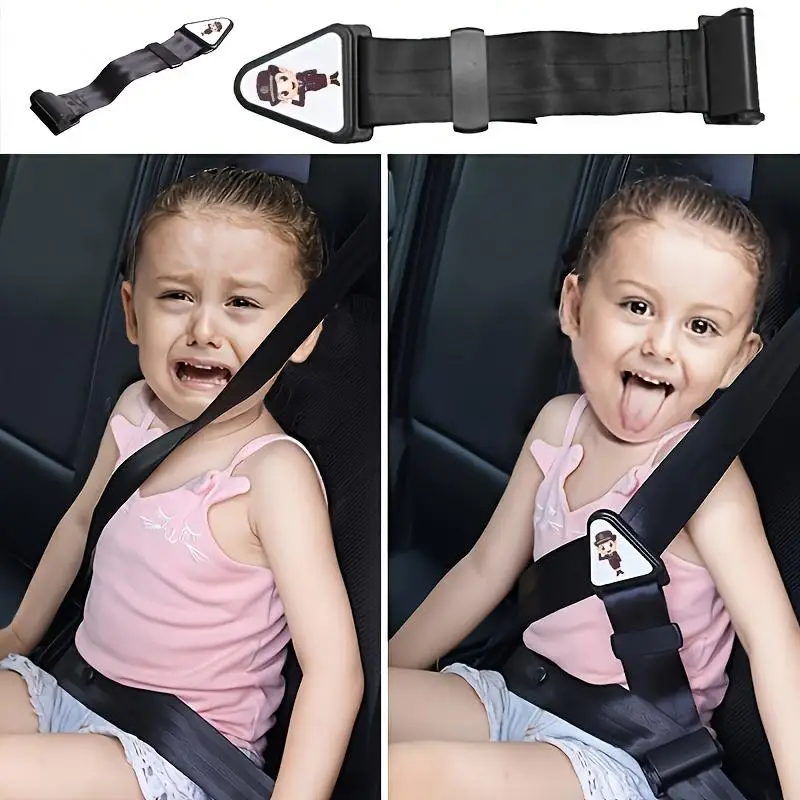 Protector de cinturón de seguridad infantil con fijación ajustable - imagen 2