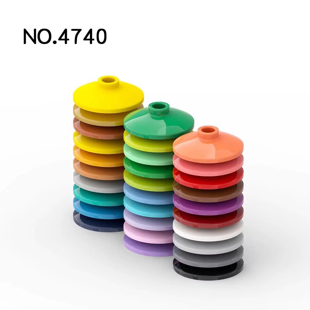 Platos invertidos 2x2 para construir – Compatible LEGO, Set DIY - imagen 4