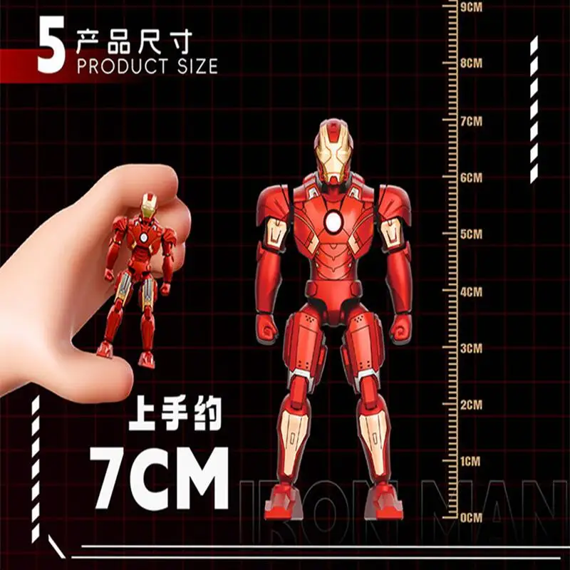 Figura de acción articulada Iron Man de Avengers, coleccionable - imagen 5