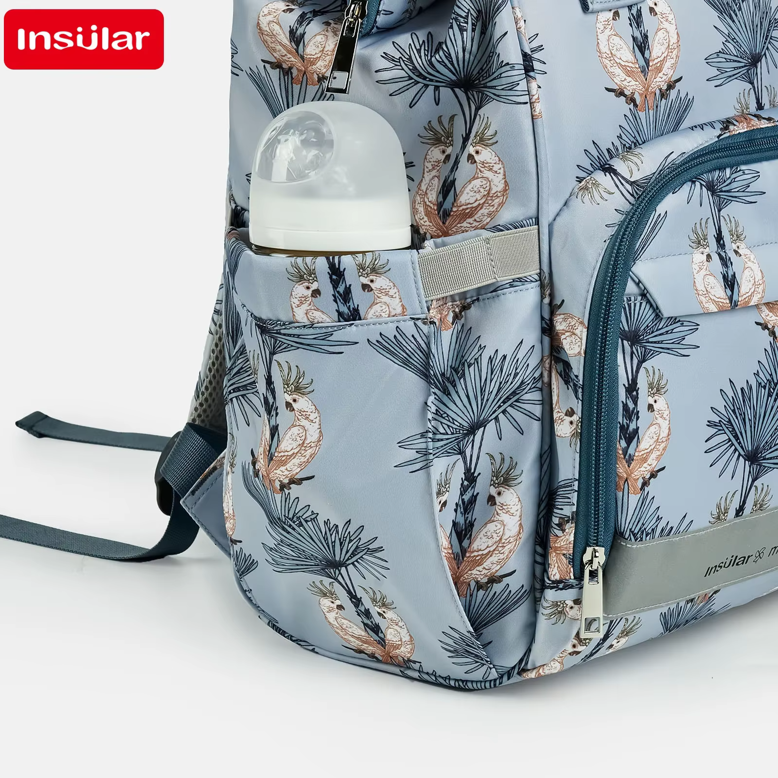 Bolsa de pañales impermeable con cambiador para cochecito - imagen 2