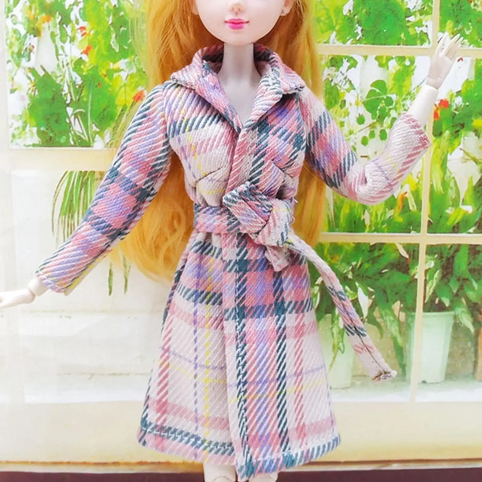 Schaal trench de disfraz para muñeca estilo cosplay hecho a mano - imagen 5